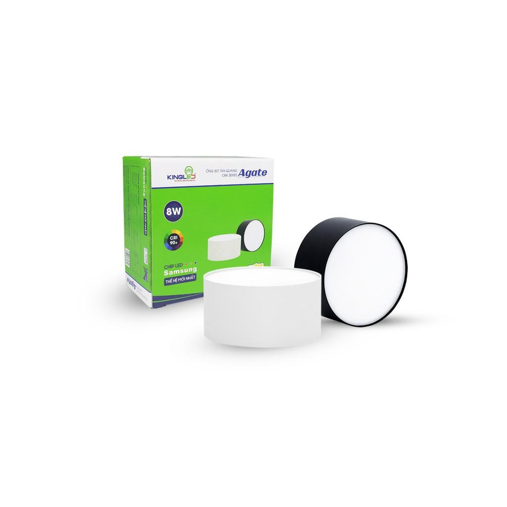 Đèn ống bơ tán quang OBK-8SS-D95-D, 8W - Kingled. ÁS: trắng/ vàng/ trung tính/3 mầu