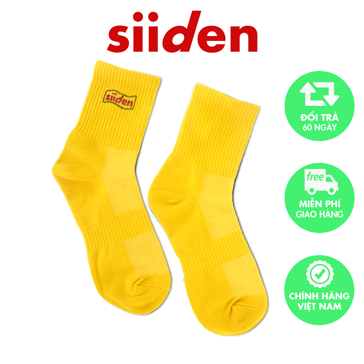 Combo 2 đôi tất cổ trung nam nữ sợi modal thoáng khí khử mùi - CB2U011