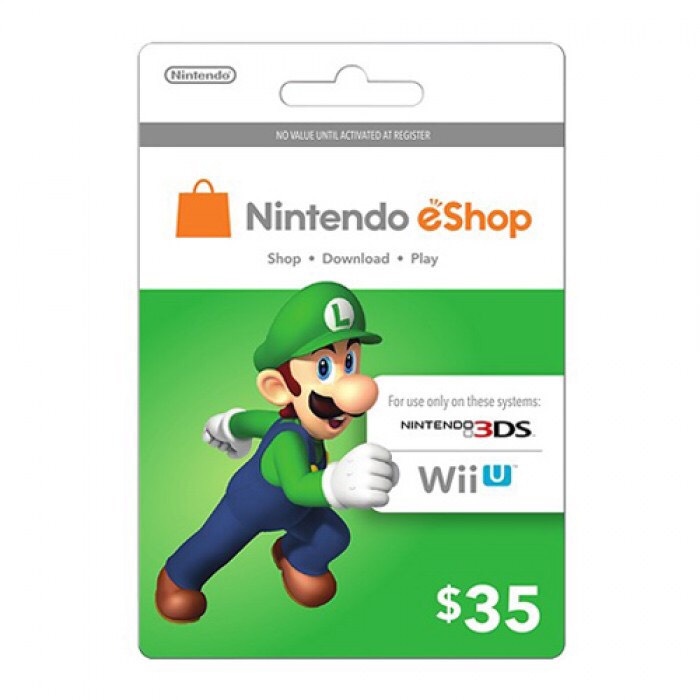 Thẻ Nintendo eShop 35 USD - Hàng Chính Hãng