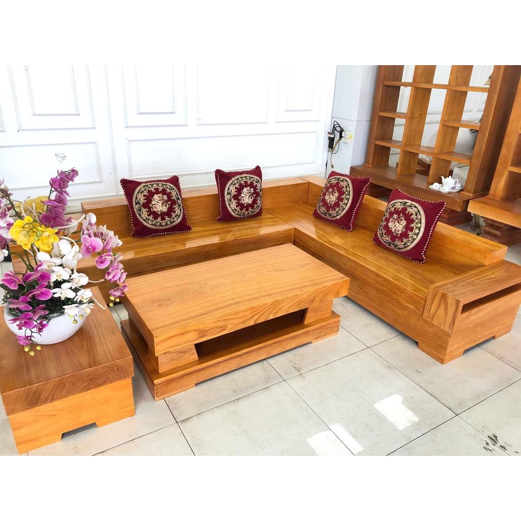 Sofa  gỗ gõ đỏ nguyên khối 12849