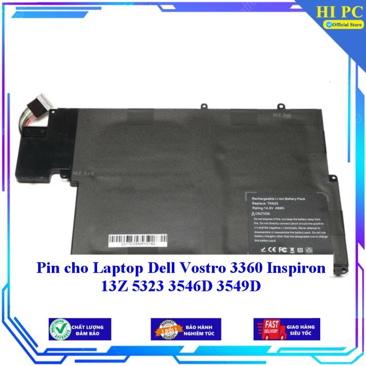 Pin cho Laptop Dell Vostro 3360 Inspiron 13Z 5323 3546D 3549D - Hàng Nhập Khẩu