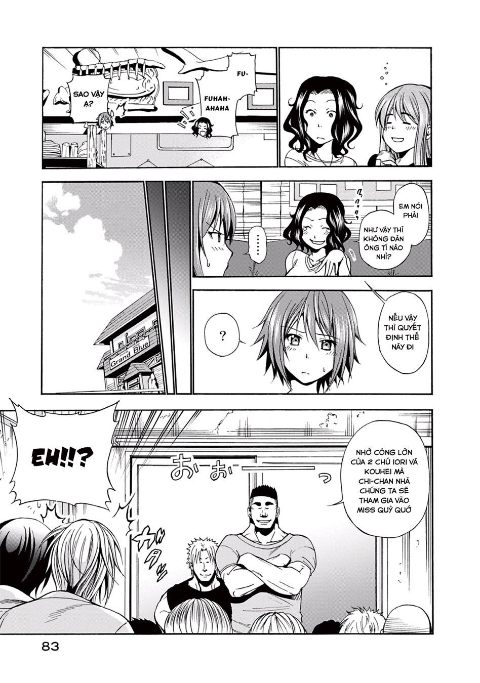 cô gái thích lặn - grand blue chapter 6 37