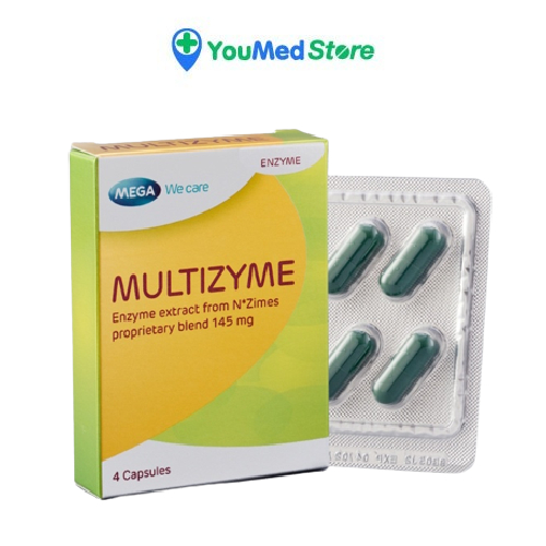 Thực phẩm bảo vệ sức khoẻ Men tiêu hoá Multizyme - hỗ trợ giảm đầy hơi, chướng bụng