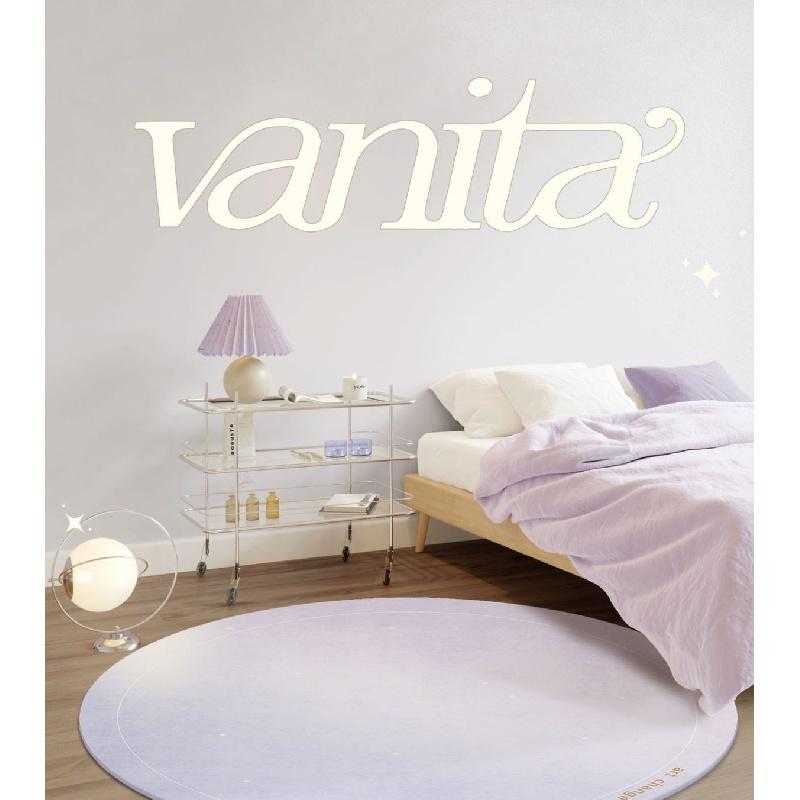 Thảm Lót Sàn Hình Tròn Thiết Kế Đơn Giản Dùng Trang Trí Nhà Cửa