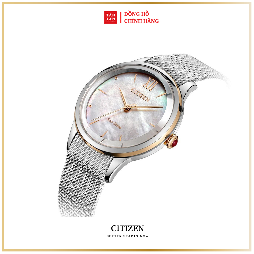 Đồng hồ Nữ Citizen Eco-Drive EM0816-88Y 32.5mm