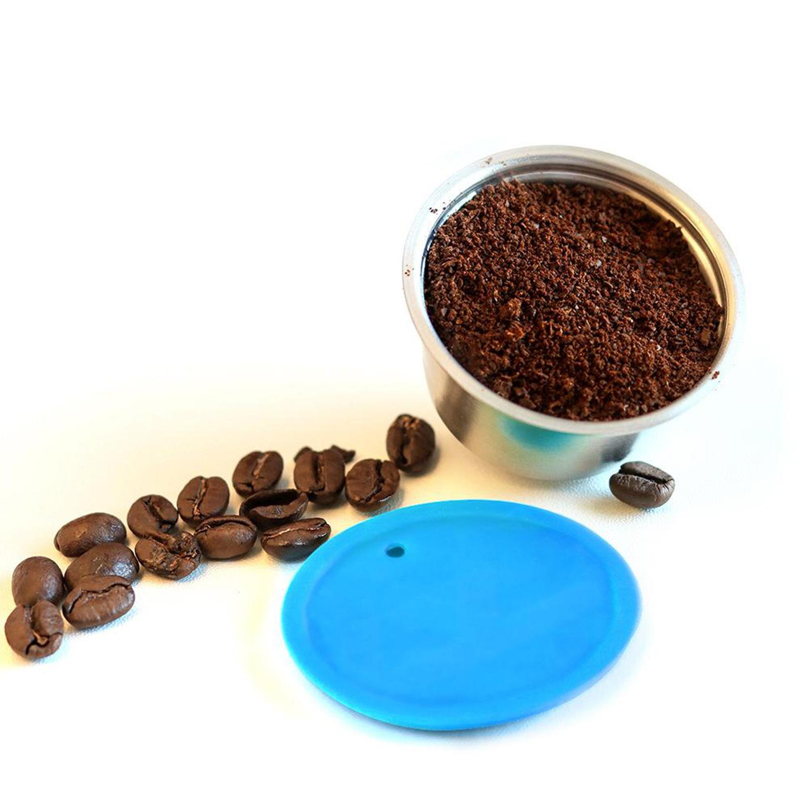 Reusable Coffee Capsules, Stainless Steel Refillable Pods Holder Filter Compatible with Dolce Gusto