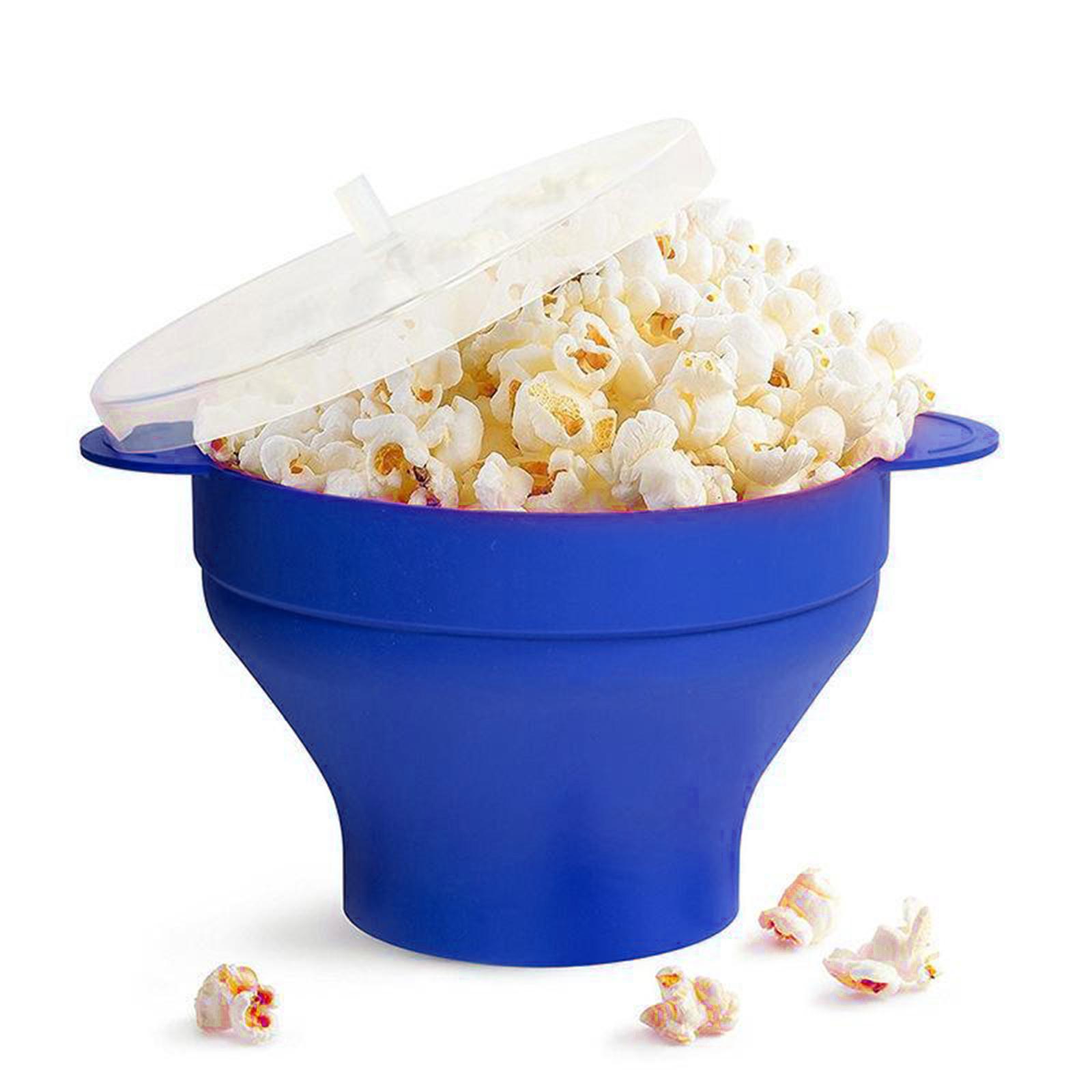 Microwave Popcorn Maker Pop Corn Collapsible Silicone Bowl Container