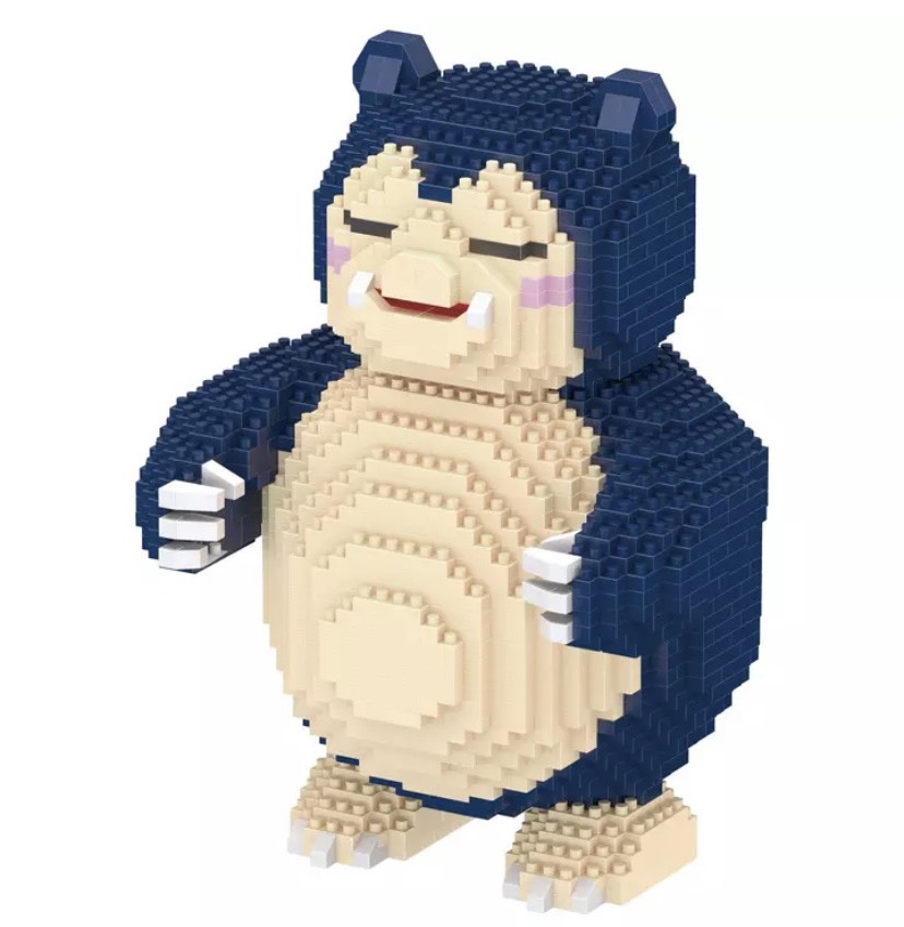 Mô hình lắp ghép Pokemon ngủ Sorlax + Tặng kèm bộ thẻ bài Pokemon