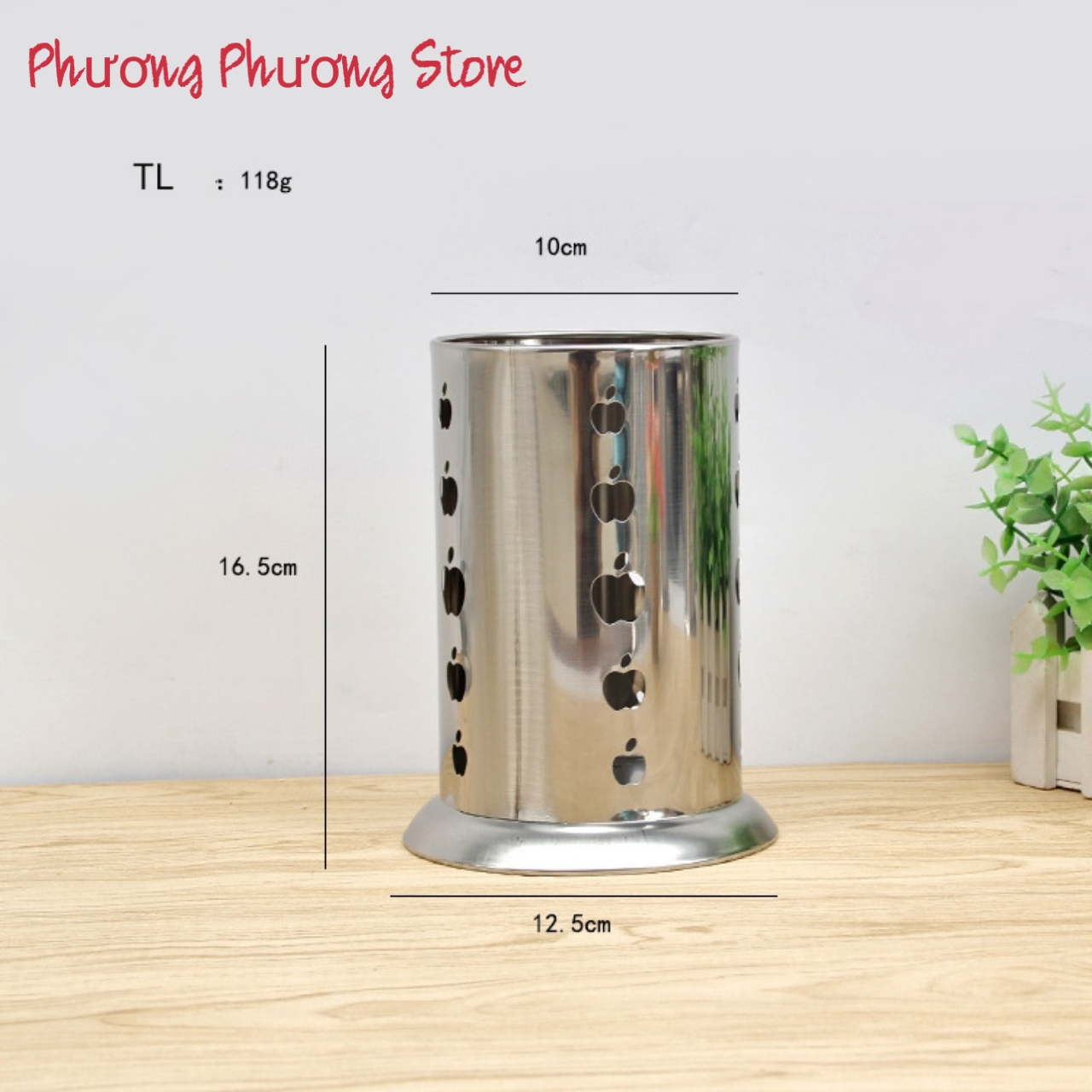 Ống đựng muỗng đũa inox cao cấp