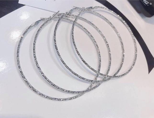 Khuyên Tròn Xuyến 6Cm, Bông Tai Dự Tiệc Sang Trọng