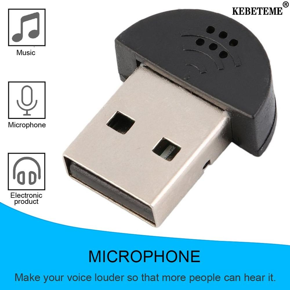 Mini Microphone USB 2.0 - Mic Không Dây Dành Cho Máy Tính Laptop , PC - Nhỏ Gọn, Thu Âm Tốt