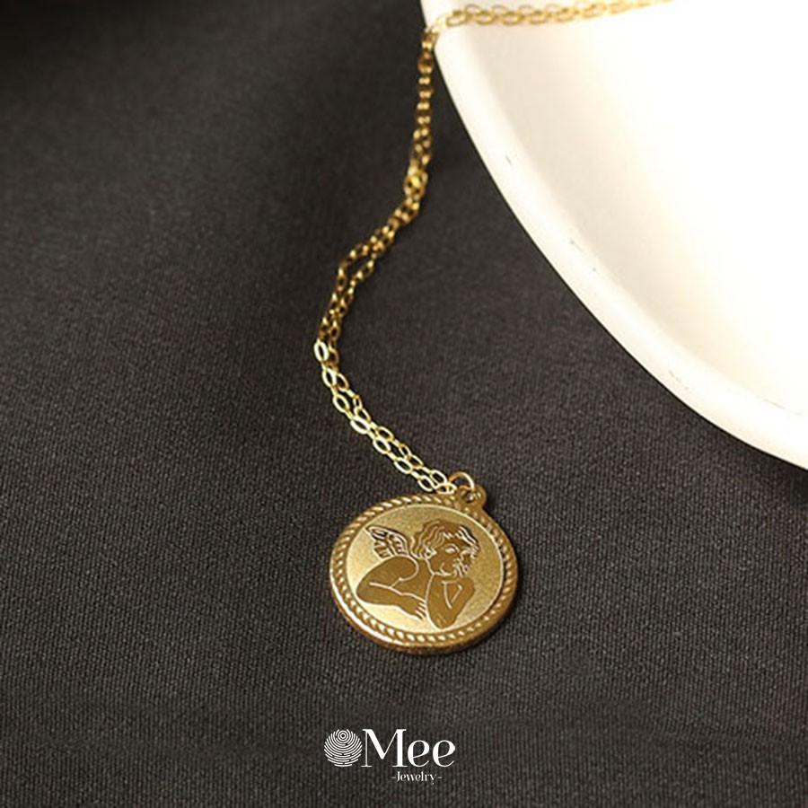 Dây chuyền MEE mặt thần Cupid, vòng cổ dài - N2802