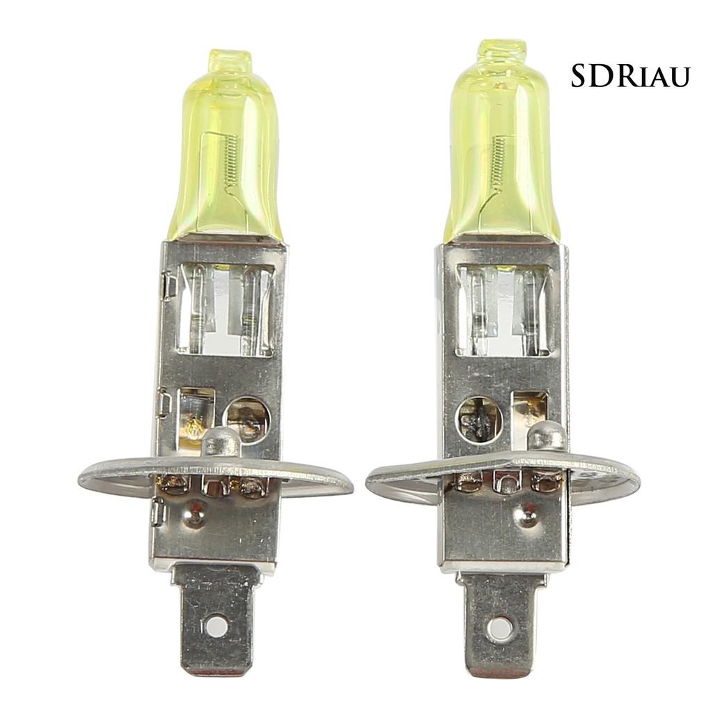 Set 2 Đèn Pha H1 12v 100w 2800k Ánh Sáng Vàng Dành Cho Ô Tô / Xe Tải