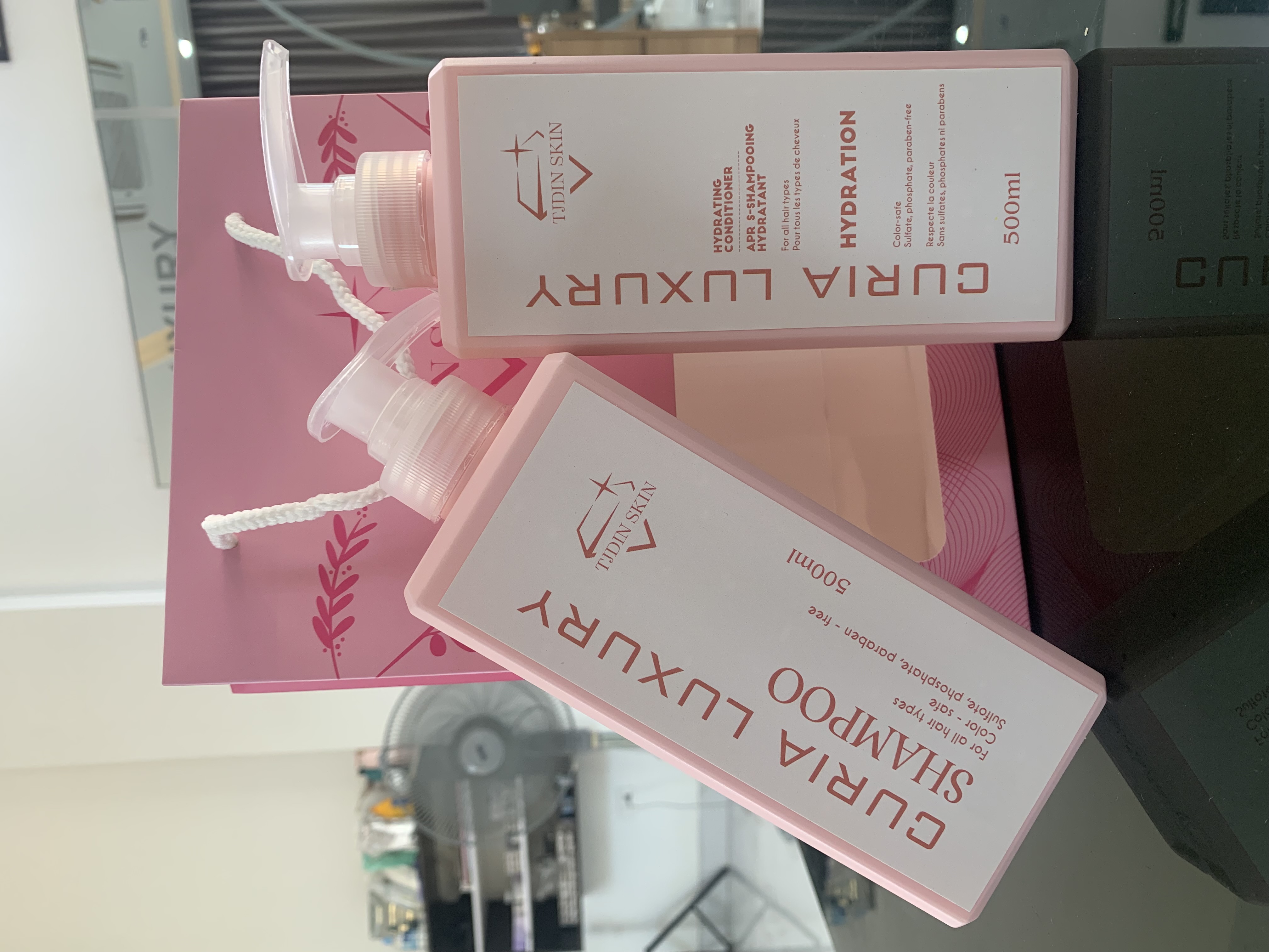 Cặp dầu gội tjdin skin curia