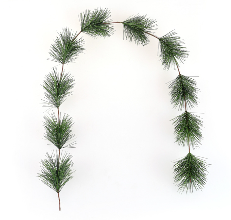 Dây lá thông kim thân kẽm dài 1.3 mét trang trí noel giáng sinh