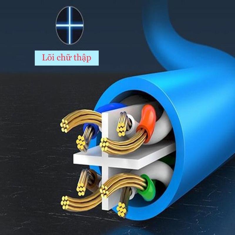 Lõi chữ thập dây cáp mạng CAT6