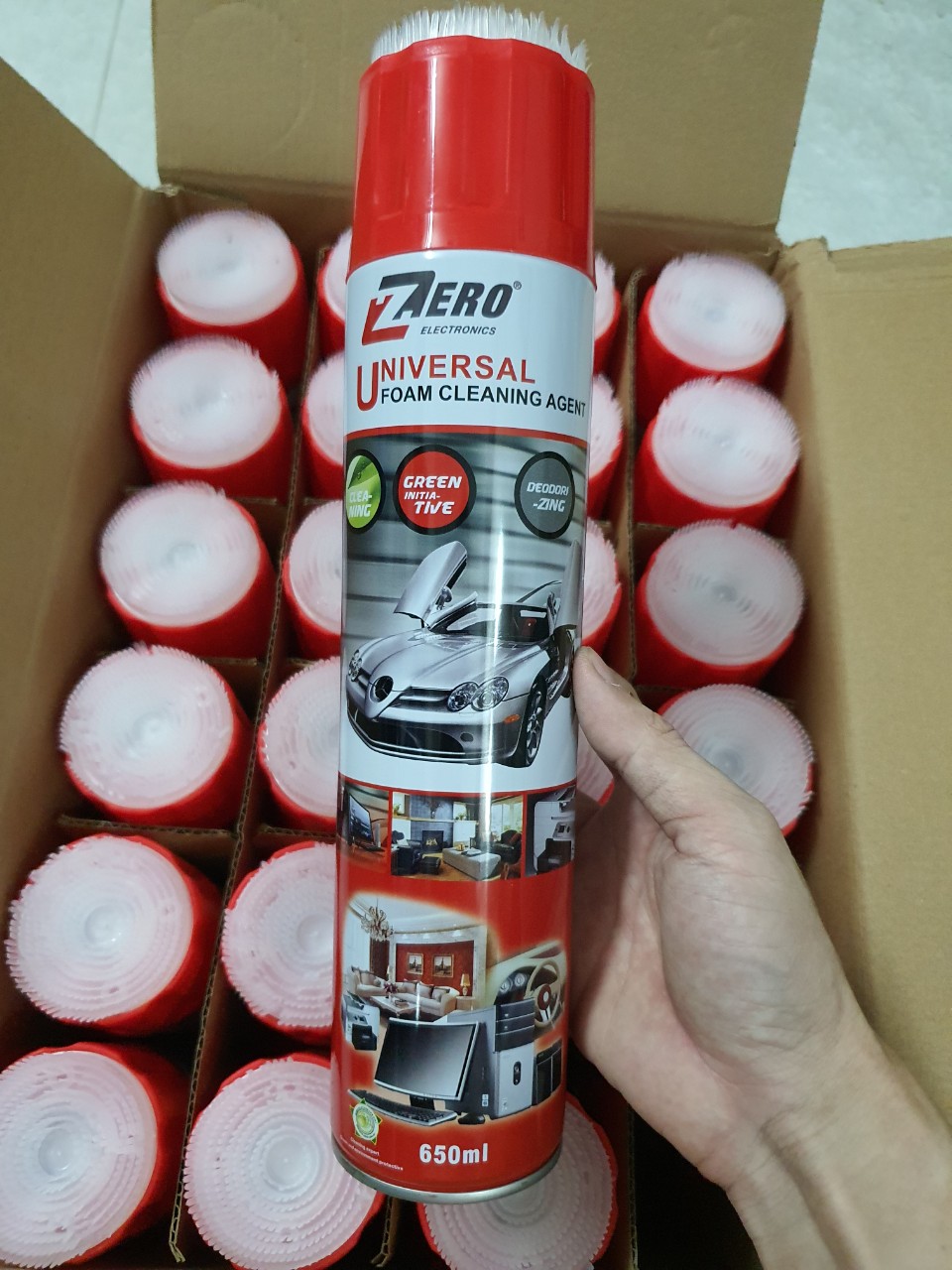 Chai xịt vệ sinh laptop đa năng Handboss | Chai xịt bọt tuyết đa năng (650ml) - Hàng chính hãng