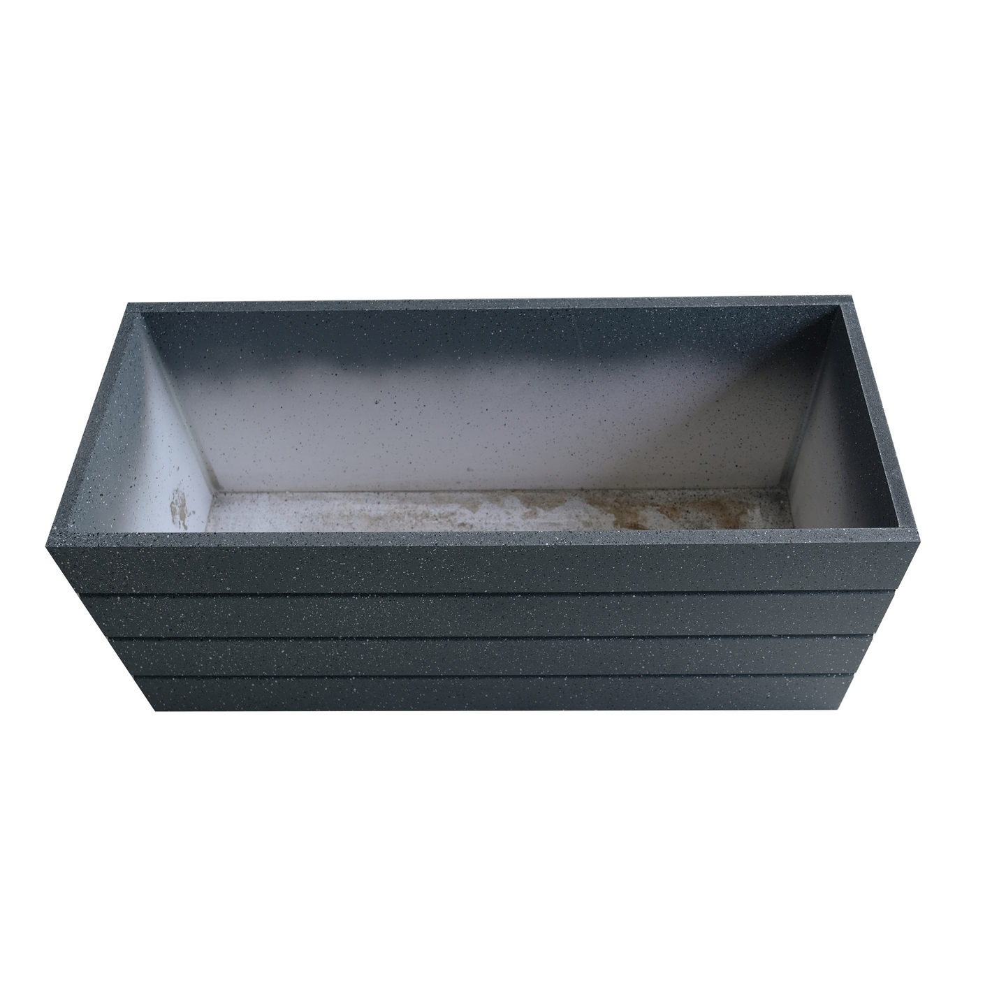 Chậu composite chữ nhật 50*20*25 kẻ sọc Home Việt