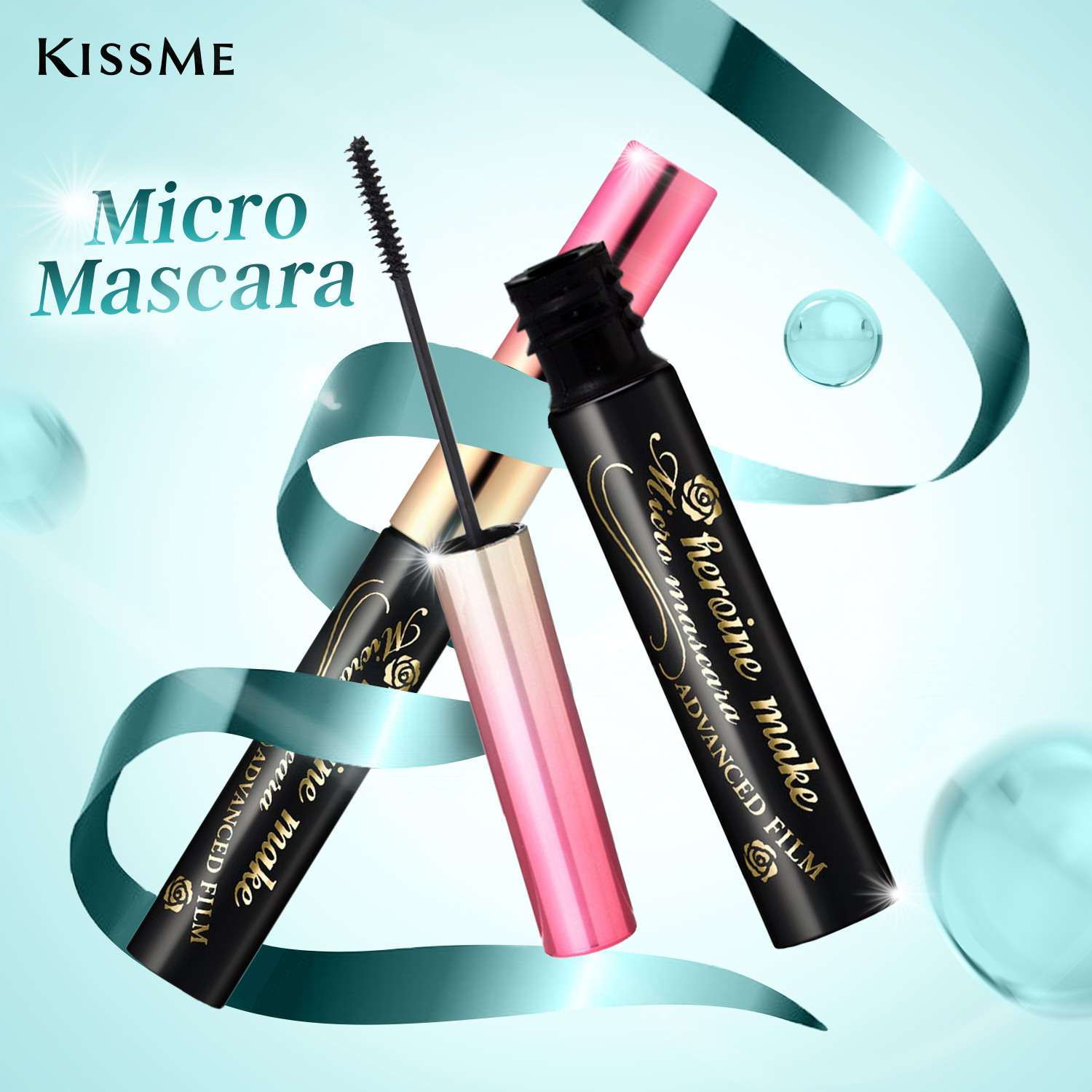 Mascara Màng Film Chống Trôi, Chải Tơi Và Dày Rậm Làn Mi Mỏng Kissme Heroine Make (4.5G)