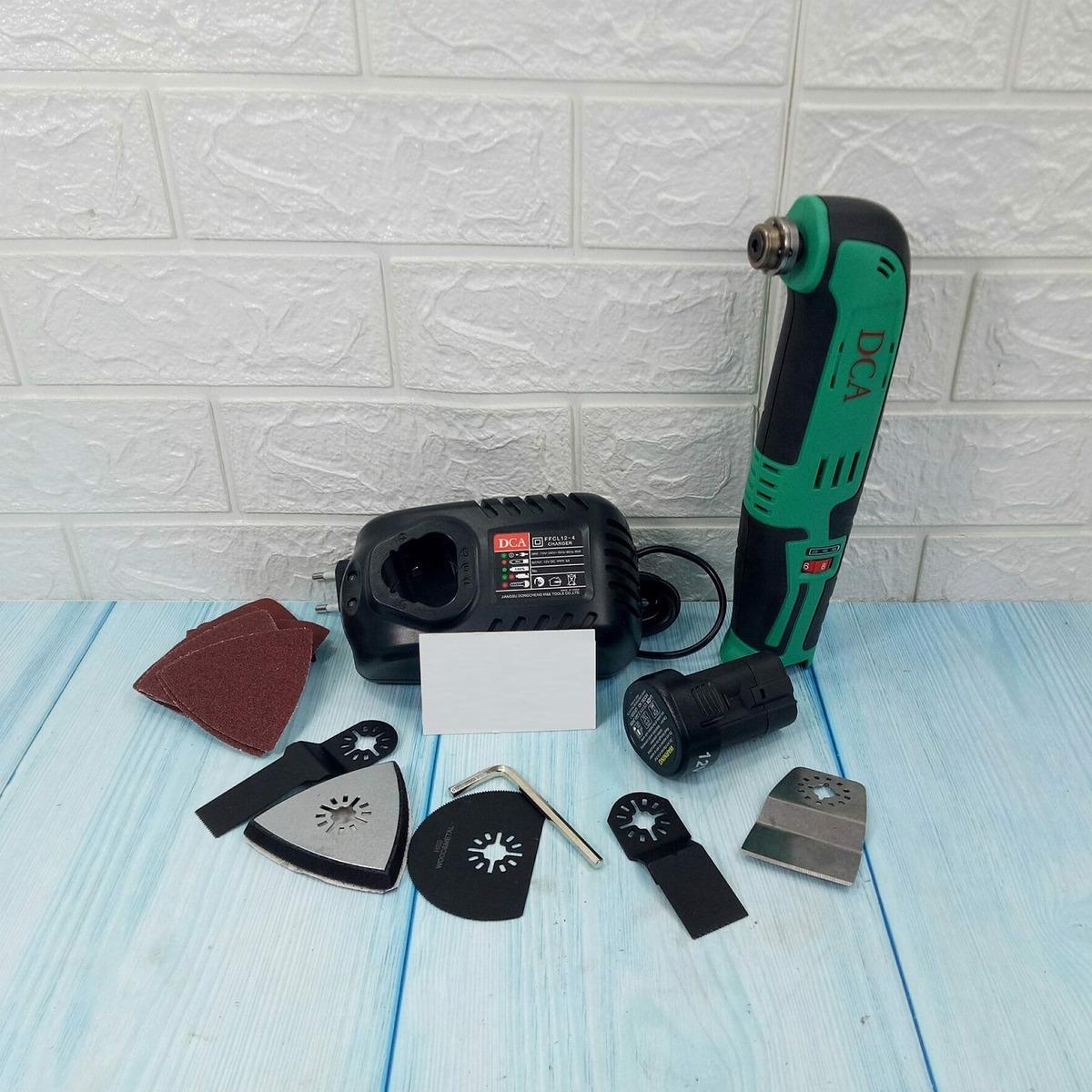 THÂN MÁY CẮT GÓC ĐA NĂNG PIN 12V 0.95 KG DCA ADMD12Z- HÀNG CHÍNH HÃNG