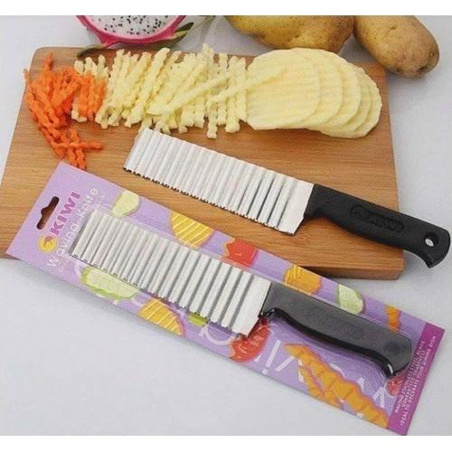 Dao Cắt Lát Rau Củ Lượn Sóng Trang Trí Đồ Ăn Thêm Đẹp Xinh AT0290