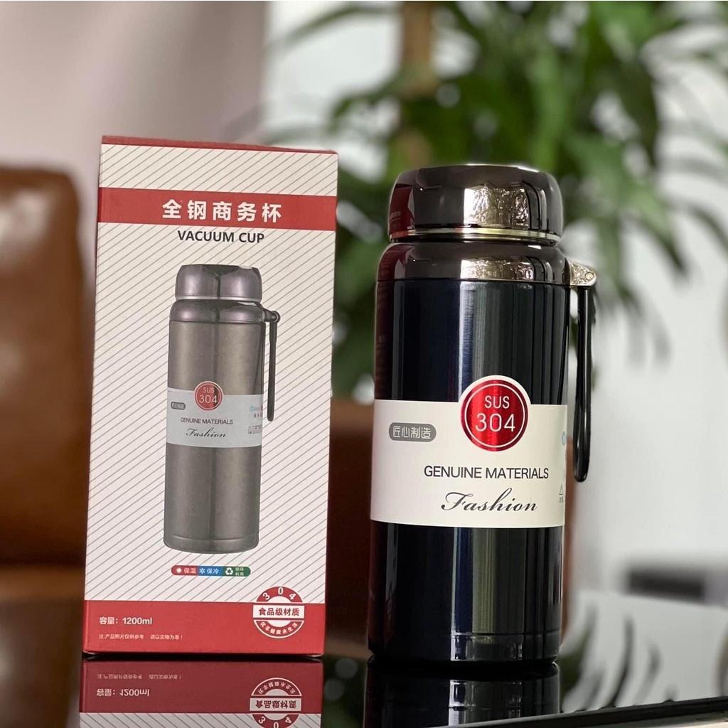 Bình Giữ Nhiệt Nóng Lạnh Vacuum Inox SUS 304 1200ml Cao Cấp