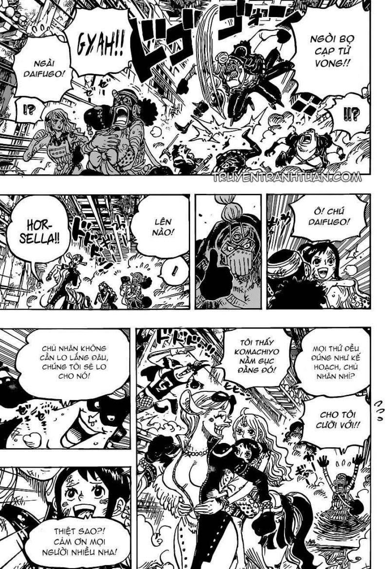 đảo hải tặc - one piece chapter 1018 3