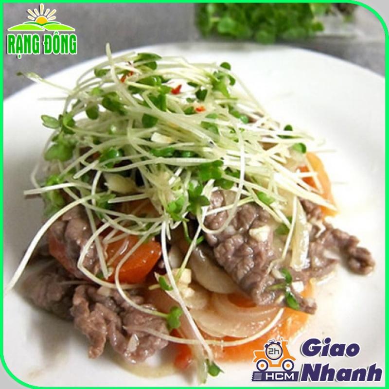 Hạt giống Rau Mầm Củ Cải Trắng Dễ Trồng, Nhanh Thu Hoạch - Hạt Giống Rạng Đông