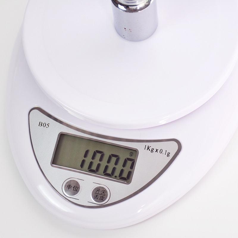 Cân Tiểu Ly Điện Tử Nhà Bếp Mini Định Lượng 1g - 5Kg Làm Bánh Độ Chính Xác Cao Tặng Kèm 2 Pin AAA- Hàng chính hãng