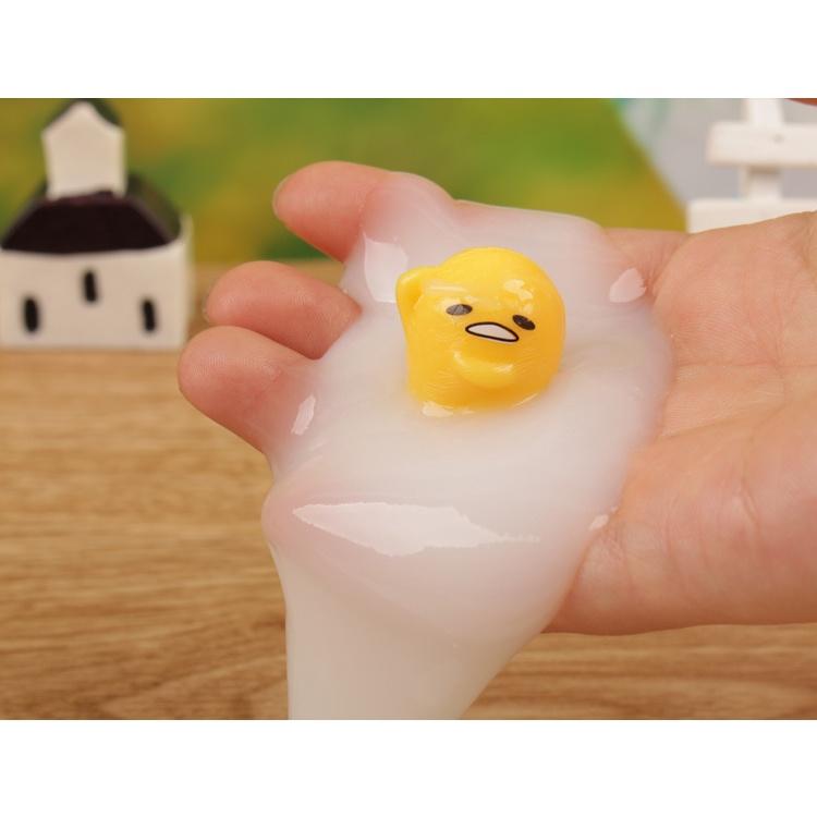 Gudetama Slime Trứng Ốp La Vỏ Cứng (bên trong trứng là slime slam và gudetama