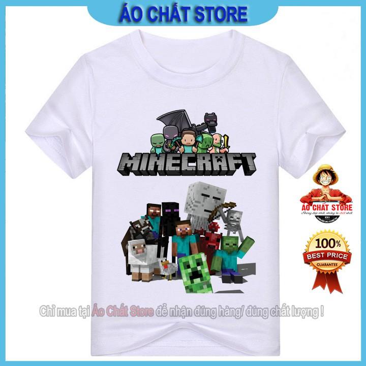 Áo thun Minecraft cho trẻ em | Áo Minecraft đẹp MC29 | Áo Chất Store