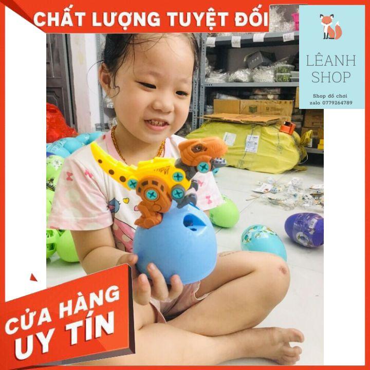Đồ chơi trứng khủng long lắp ghép loại lớn