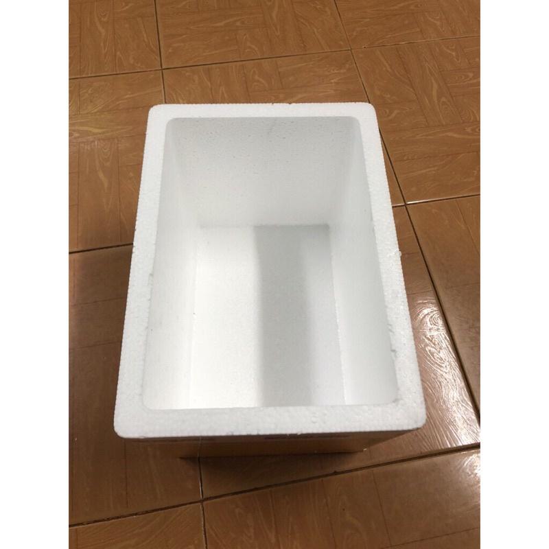 Thùng xốp giữ lạnh trữ đông 40x30x30cm đóng gói thực phẩm kín hơi bảo quản lạnh