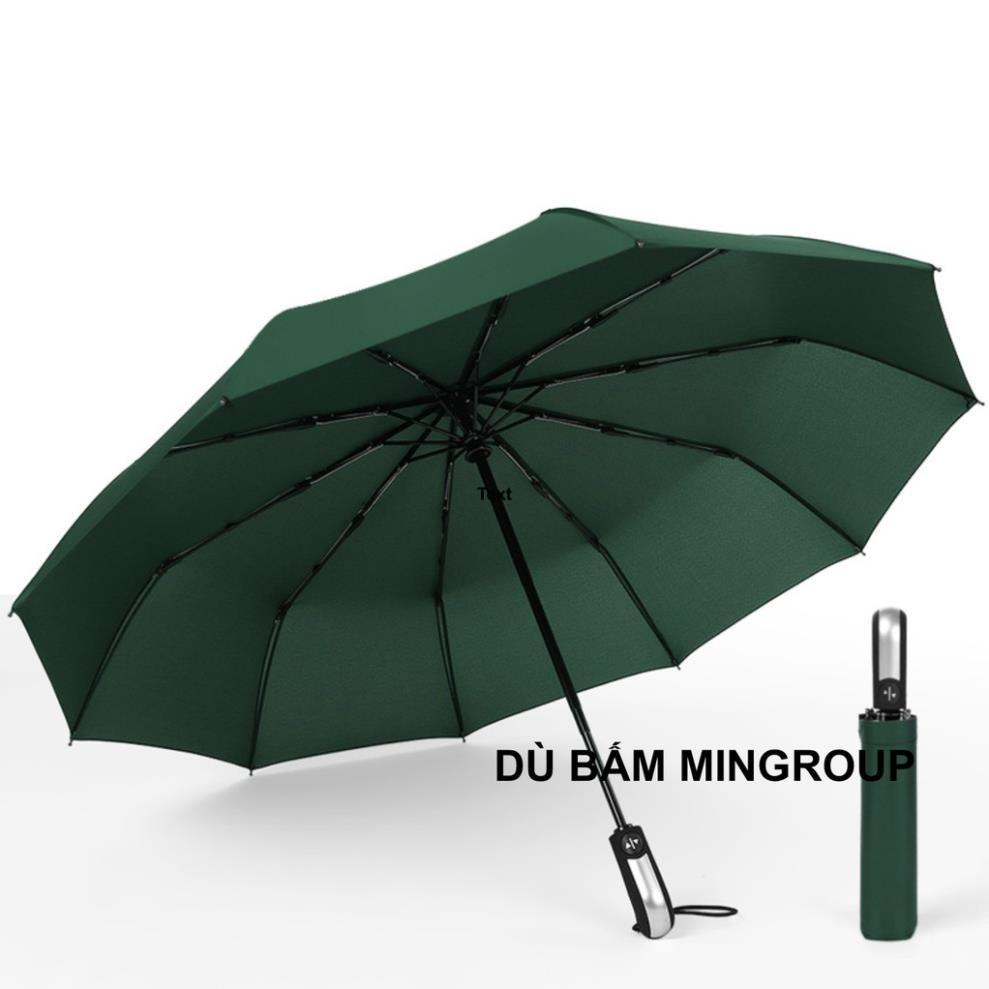 Ô Dù 10 Nan Size Lớn Đóng Mở Tự Động Bằng Nút Bấm Chống Tia UV - Dù Bấm Vải Dù Cao Cấp Hàng Xuất Nhật