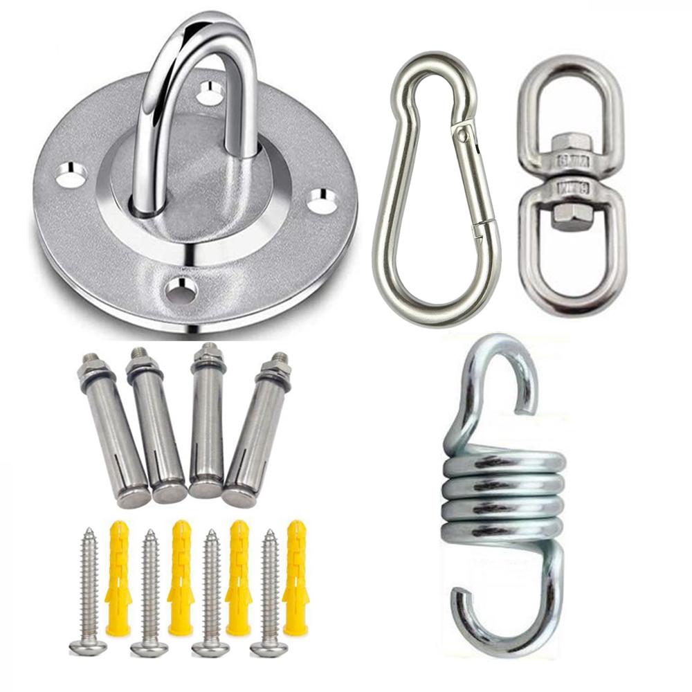Trần Treo Bộ Mỏ Neo Giá Treo 304 Thép Không Gỉ Giá Đỡ Móc Treo Áo Tập Yoga Võng Giới Tính Xoay Treo Ghế Bao Cát