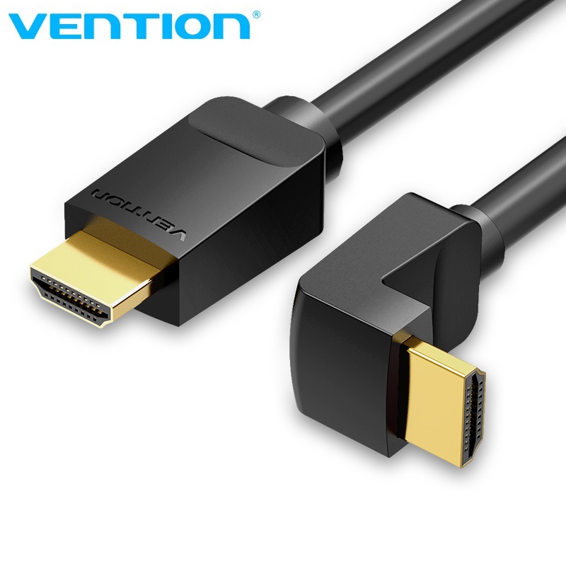 Cáp HDMI 2.0 Vention gập 90° AARBG - Hàng chính hãng