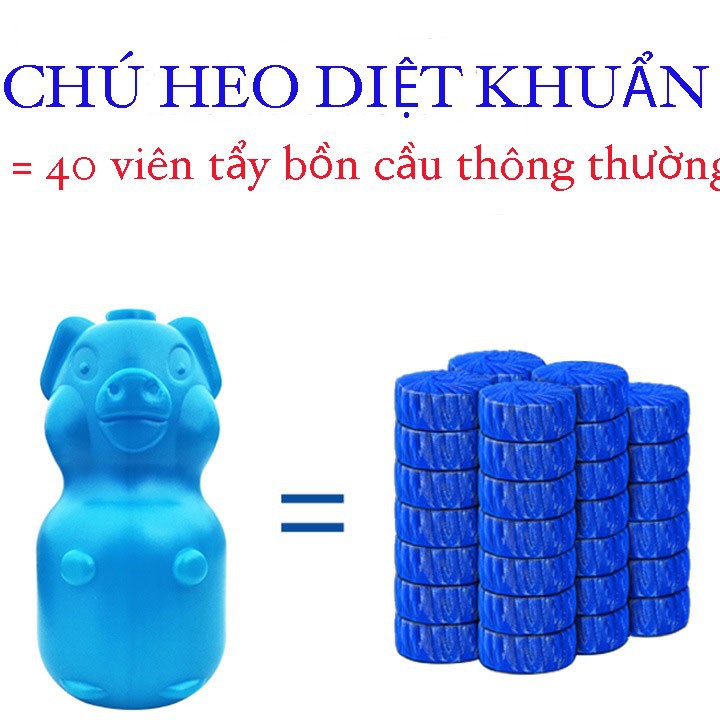 Combo 2 Heo Thả Bồn Cầu Diệt Khuẩn