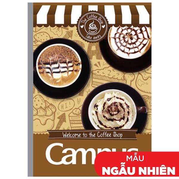 Vở Coffee Shop - B5 Kẻ Ngang Có Chấm 120 Trang ĐL 60g/m2 - Campus NB-BCOF120 (Mẫu Màu Giao Ngẫu Nhiên)