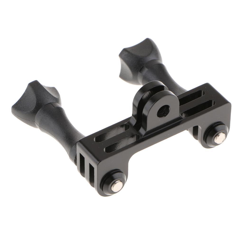 Double Mount Dual Bracket Adapter Monopod Wrist