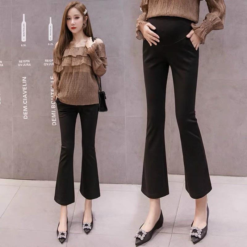 Quần Bầu công sở dáng suông phần bụng có dây đai chun điều chỉnh nhiều nấc tiện lợi