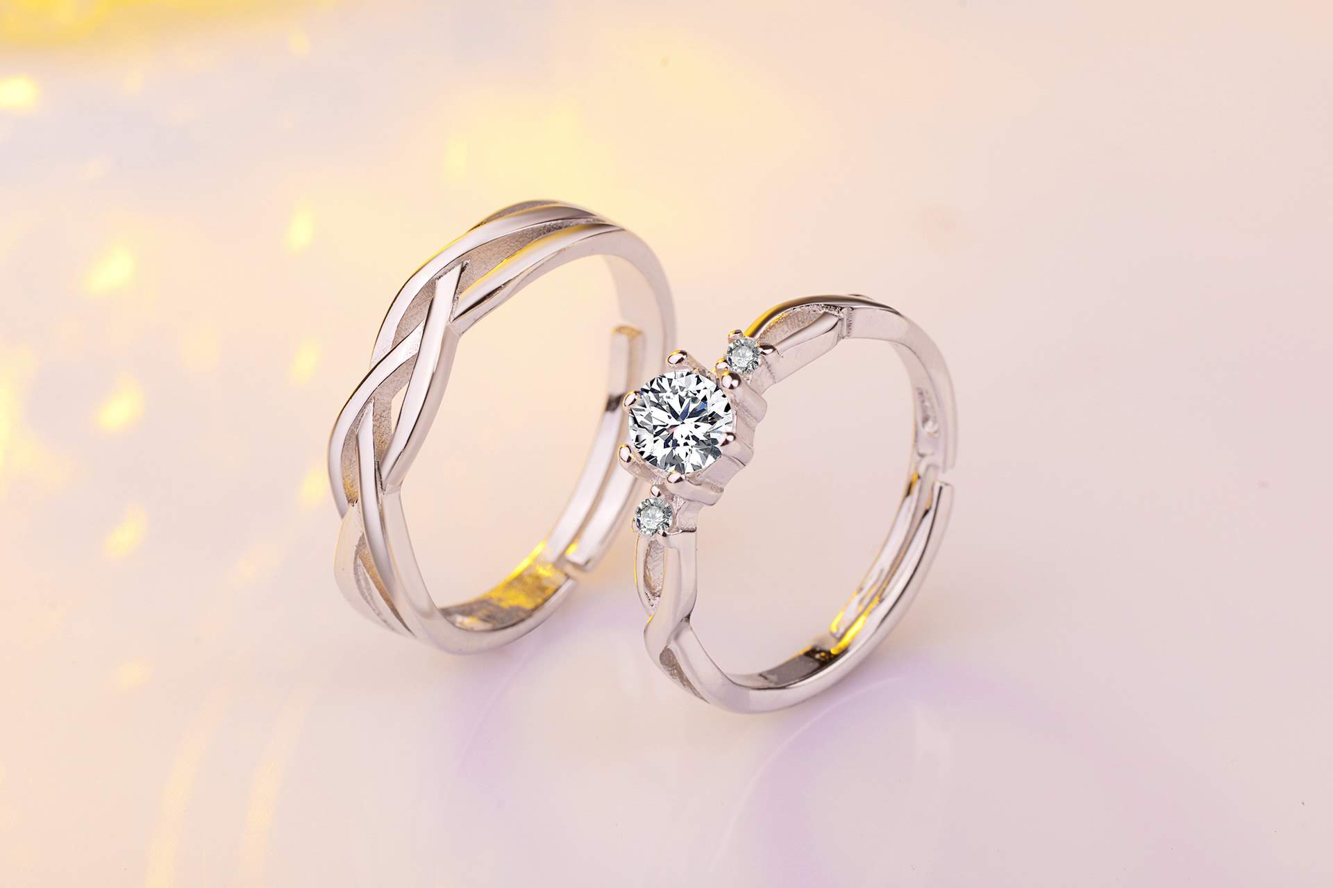 Cặp nhẫn Bạc Panmila - Nhẫn đôi tình yêu