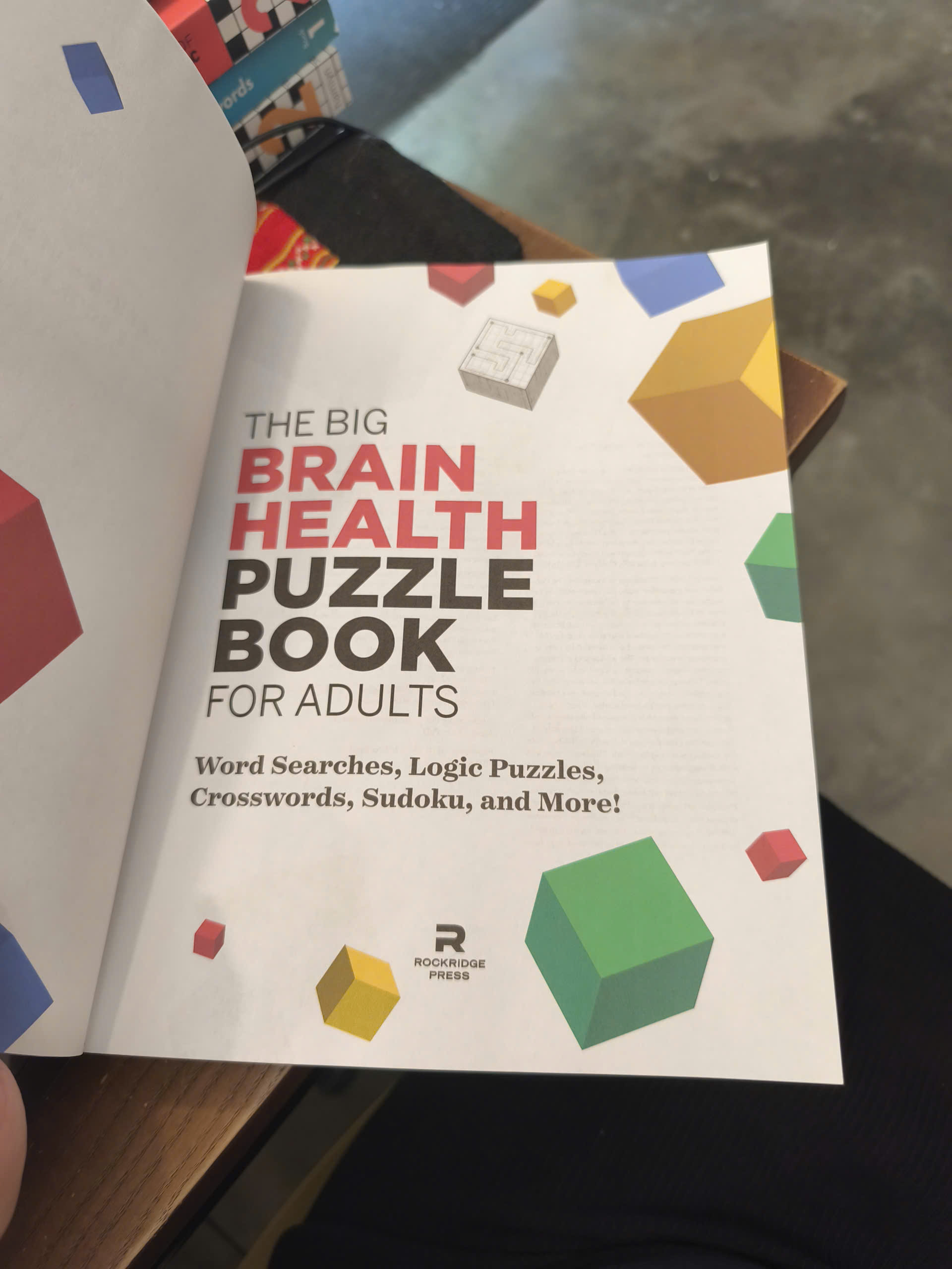 Sách - The Big Brain Health Puzzle Book: Sudoku, Logic Puzzles | Ngoại văn Nhập khẩu / Sách giải trí