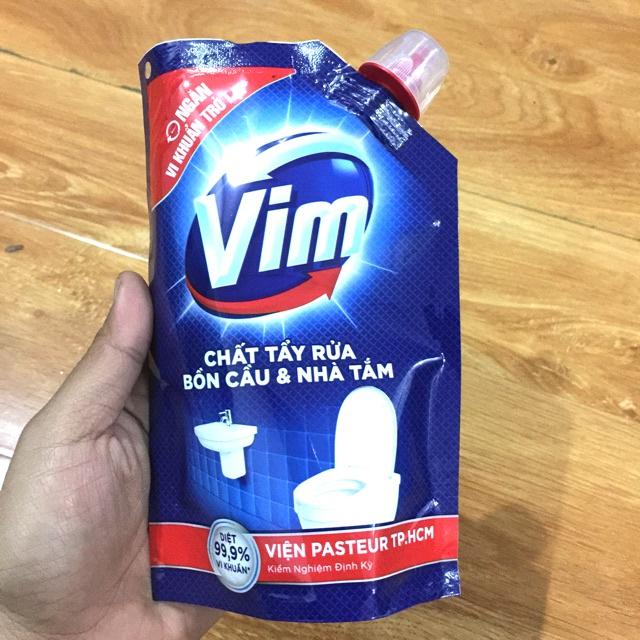 1 gói Nước Tẩy Bồn Cầu và Nhà tắm Vim Diệt Khuẩn 120ml ❖Khuyenmai247❖