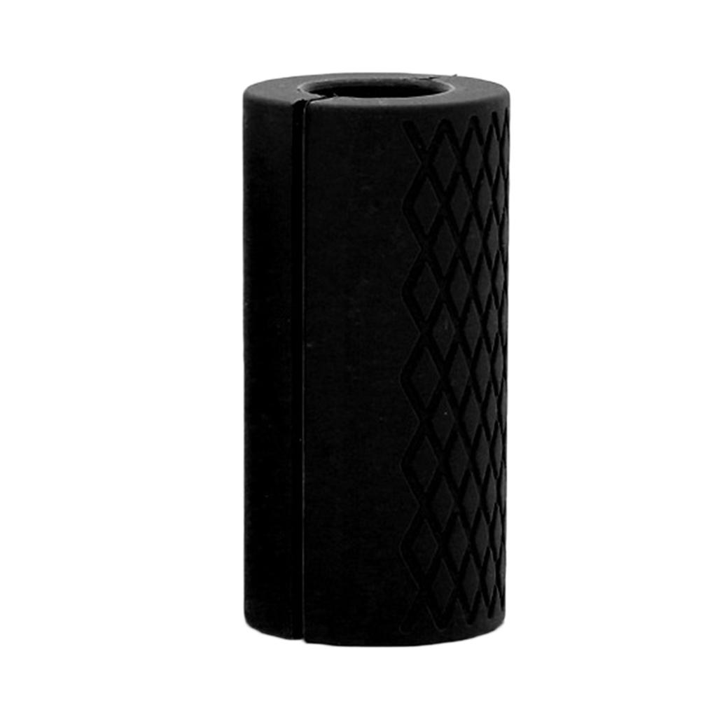 2x Fat Silicone Dumbbell Barbell Grips Home Gym Weight Lifting Arm Grip