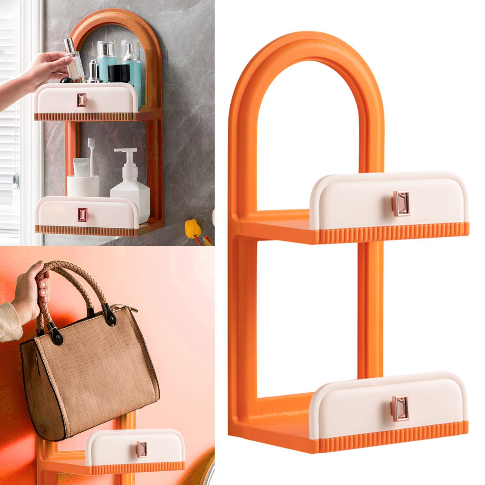 Wall Mounted Cosmetic Display Rack Cosmetic Holder Storage Shelf for Countertop