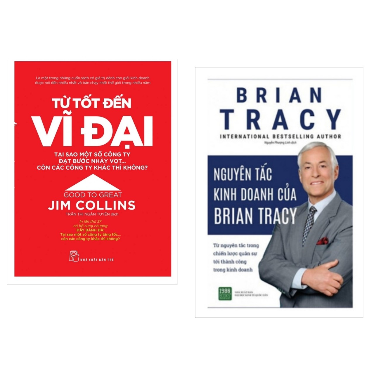 Combo Nguyên Tắc Kinh Doanh Của Brian Tracy + Từ Tốt Đến Vĩ Đại