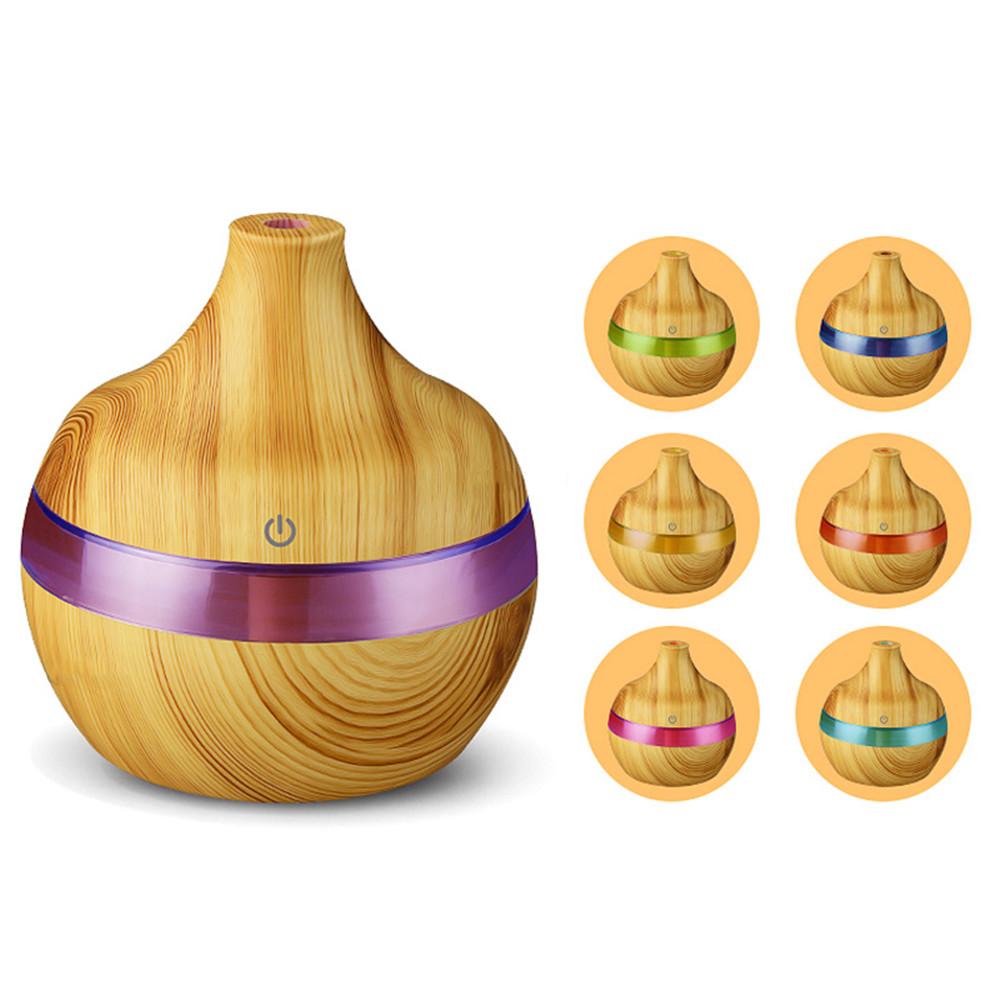 300ML Tinh Dầu Khuếch Tán 7 Màu Đèn Ngủ Thoáng Mát Sương Máy Tạo Ẩm, Phun Sương Dành Cho Văn Phòng Nhà Phòng Ngủ Phòng Khách Học Tập Yoga spa Aromat