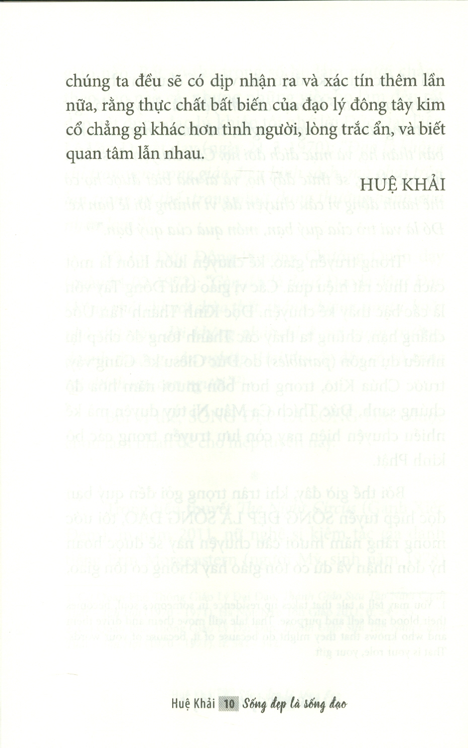 Sống Đẹp Là Sống Đạo