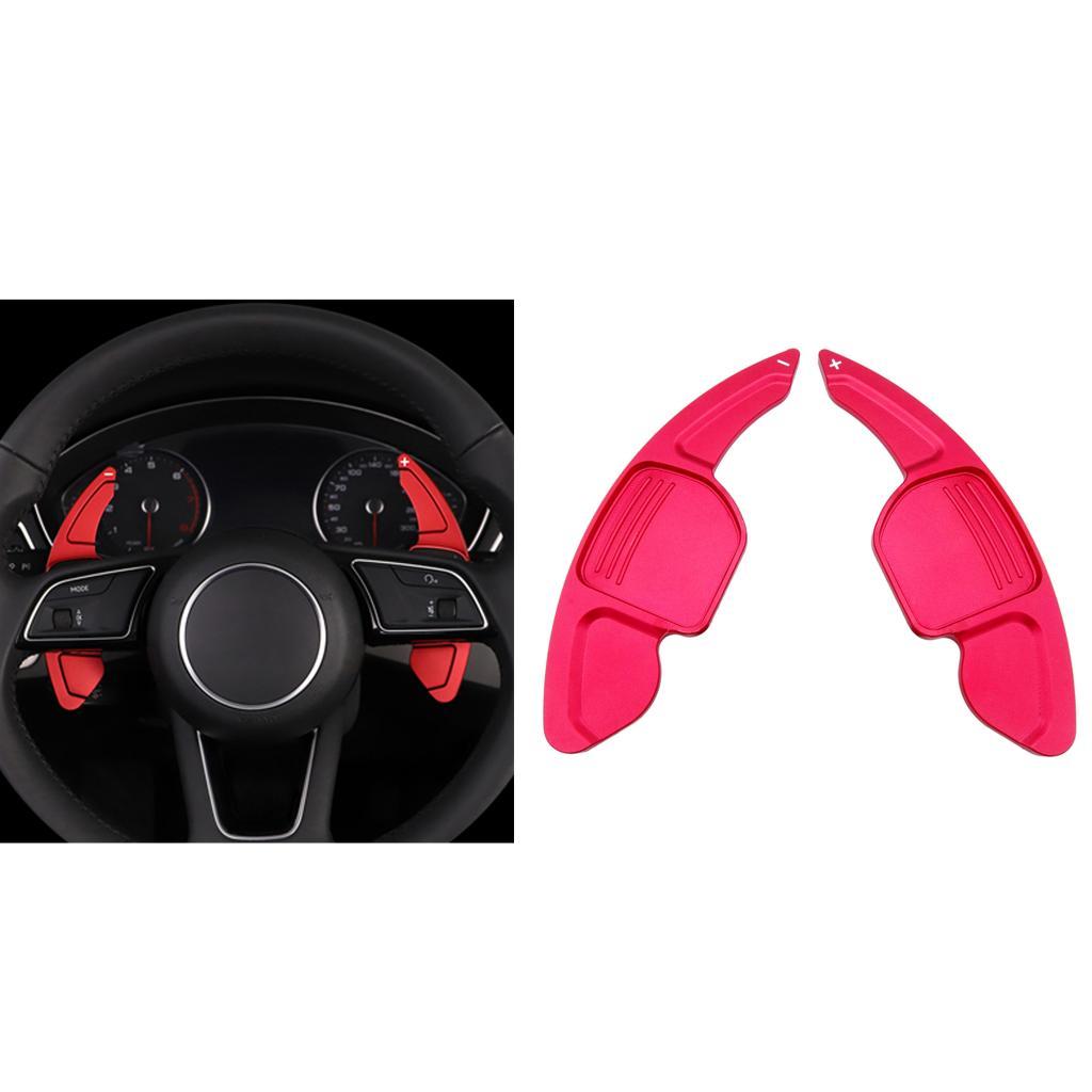 Paddle Shifter Extension Durable for  A3 A4L A5 A6 A7 A8 S5 Q5 Red