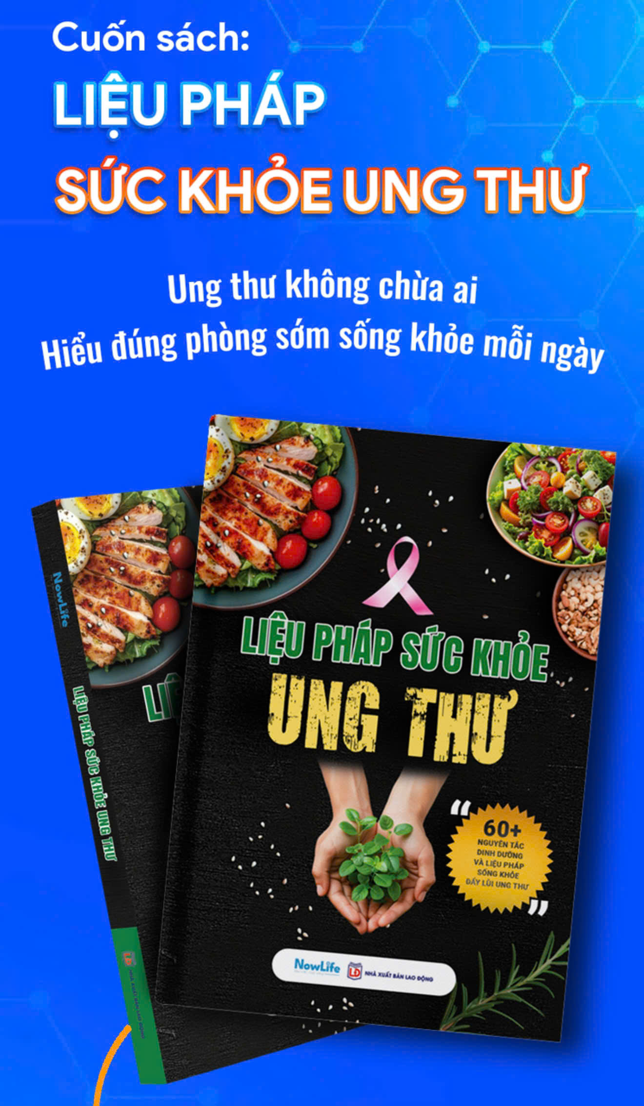 Sách - Liệu Pháp Sức Khỏe Ung Thư ( Chính hãng Nowlife)